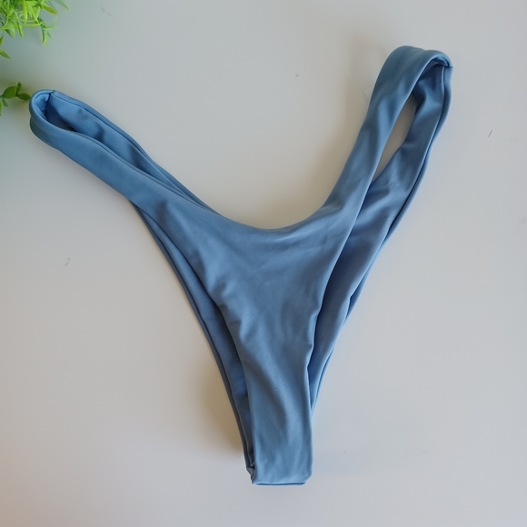 SHEIN  Twist Front Bikini Dusty Blue NEW - Picture 4 of 6